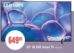 The Brick SAMSUNG 65 U7900F Crystal UHD 4K Smart Tizen OS TV (UN65U7900FFXZC) - 2025 Model offer