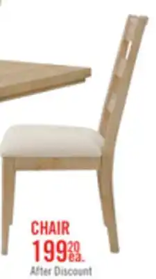 The Brick Aspen Dining Chair with Fabric Seat, Slat-Back - Natural offer