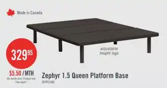 The Brick Zephyr 1.5 Queen Platform Base offer