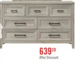 The Brick Lara Bedroom 7-Drawer Dresser, 60.6W x 38H - Antique Grey offer