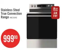 The Brick Hisense 30 5.8 Cu. Ft. 5-Element Electric Range with True Convection - Stainless Steel - HBE3502CAS offer