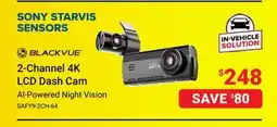 Visions Electronics Blackvue 2-Channel 4K LCD Dash Cam offer