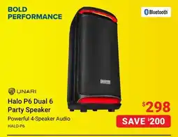 Visions Electronics Unari Halo P6 Dual 6 Party Speaker offer
