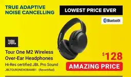 Visions Electronics JBL Tour One M2 Wireless Over-Ear Noise Cancelling Headphones offer