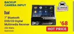 Visions Electronics Dual 7 Bluetooth DVD/CD Digital Multimedia Receiver offer