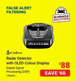 Visions Electronics Cobra Radar Detector with OLED Colour Display offer