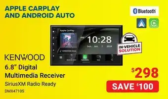 Visions Electronics KENWOOD 6.8 Digital Multimedia Receiver offer