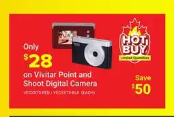 Visions Electronics Vivitar Point and Shoot Digital Camera offer