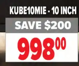2001 Audio Video KUBE10MIE KEF Powered Subwoofers offer