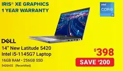 Visions Electronics DELL 14 New Latitude 5420 Intel i5-1145G7 Laptop offer