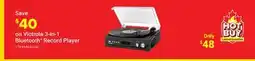 Visions Electronics Victrola 3-in-1 Bluetooth Record Player offer