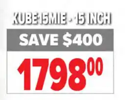 2001 Audio Video KUBE-15MIE KEF Powered Subwoofers offer