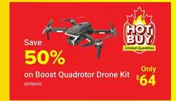 Visions Electronics Boost Quadrotor Drone Kit offer