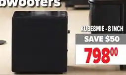 2001 Audio Video KUBE8MIE KEF 8 INCH Powered Subwoofers offer