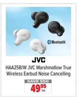 2001 Audio Video HAA25B/W JVC Marshmallow True Wireless Earbud Noise Cancelling offer