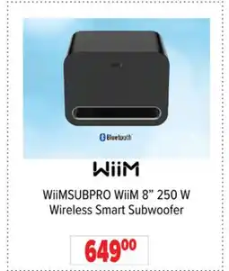 2001 Audio Video WiiMSUBPRO WiiM 8 250 W Wireless Smart Subwoofer offer