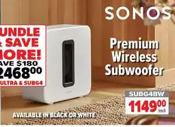2001 Audio Video SUBG4BW Premium Wireless Subwoofer offer