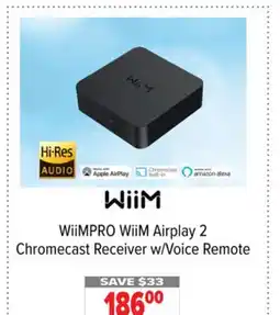2001 Audio Video WiiMPRO WiiM Airplay 2 Chromecast Receiver w/Voice Remote offer