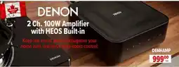 2001 Audio Video DENHAMP DENON 2 Ch. 100W Amplifier with HEOS Built-in offer