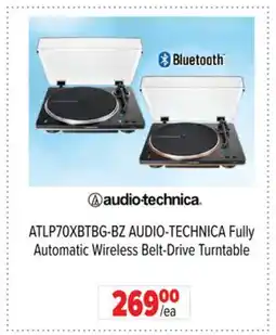 2001 Audio Video ATLP70XBTBG-BZ AUDIO-TECHNICA Fully Automatic Wireless Belt-Drive Turntable offer