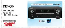 2001 Audio Video AVRX2800H 7.2 Ch. 8K HDR HEOS Receiver offer
