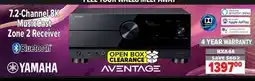 2001 Audio Video RXA4A 7.2 Channel 8K MusicCast Zone 2 Receiver offer