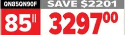 2001 Audio Video QN85QN90F - 85 QLED 4K NEO PANEL offer