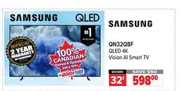 2001 Audio Video QN32Q8F 32 QLED 4K Vision AI Smart TV offer
