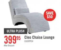 The Brick Cleo 26 Ultra Plush Faux Fur Fabric Chaise Lounge with Accent Pillow - Light Grey offer