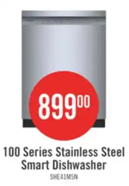 The Brick Bosch 100 Series 24 48 dBA Smart Dishwasher with PrecisionWash - Stainless Steel - SHE41CM5N offer