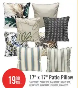 The Brick Indoor/Outdoor Striped Accent Pillow - White and Grey offer