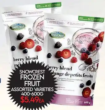 Fiesta Farms SNOWCREST FROZEN FRUIT offer