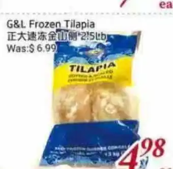 Tone Tai Supermarket G&L Frozen Tilapia offer