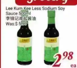 Tone Tai Supermarket Lee Kum Kee Less Sodium Soy Sauce offer