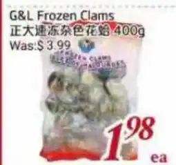 Tone Tai Supermarket G&L Frozen Clams offer