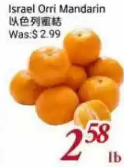 Tone Tai Supermarket Israel Orri Mandarin offer