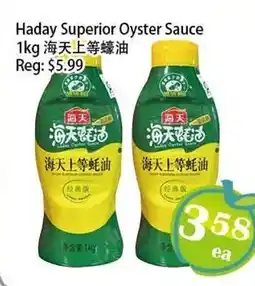Food Depot Supermarket Haday Superior Oyster Sauce offer