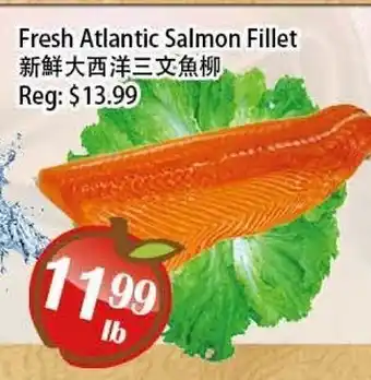 Food Depot Supermarket Fresh Atlantic Salmon Fillet offer