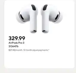 Staples AirPods Pro 3 offer