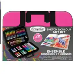Staples Crayola Sketch & Colour Art Kit - Pink offer