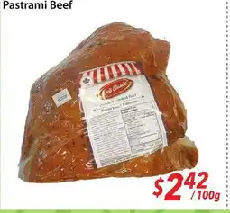Bestco Food Mart Pastrami Beef offer