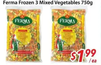 Bestco Food Mart Ferma Frozen 3 Mixed Vegetables offer