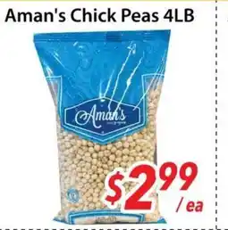 Bestco Food Mart Aman's Chick Peas 4LB offer