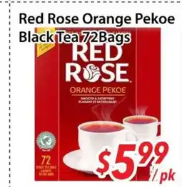 Bestco Food Mart Red Rose Orange Pekoe Black Tea 72Bags offer