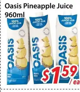 Bestco Food Mart Oasis Pineapple Juice offer