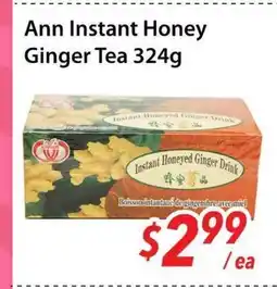 Bestco Food Mart Ann Instant Honey Ginger Tea offer