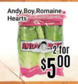 Nations Fresh Foods Andy Boy Romaine Hearts offer