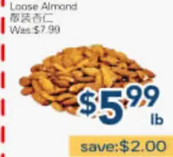 Oceans Fresh Food Market Loose Almond offer