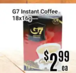 Nations Fresh Foods G7 Instant Coffee offer