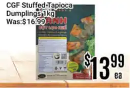 Nations Fresh Foods CGF Stuffed-Tapioca Dumplings offer